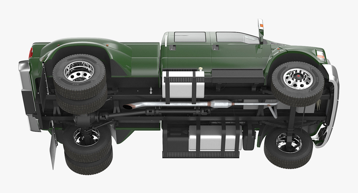 Generic Pickup Rigged 3D model_7