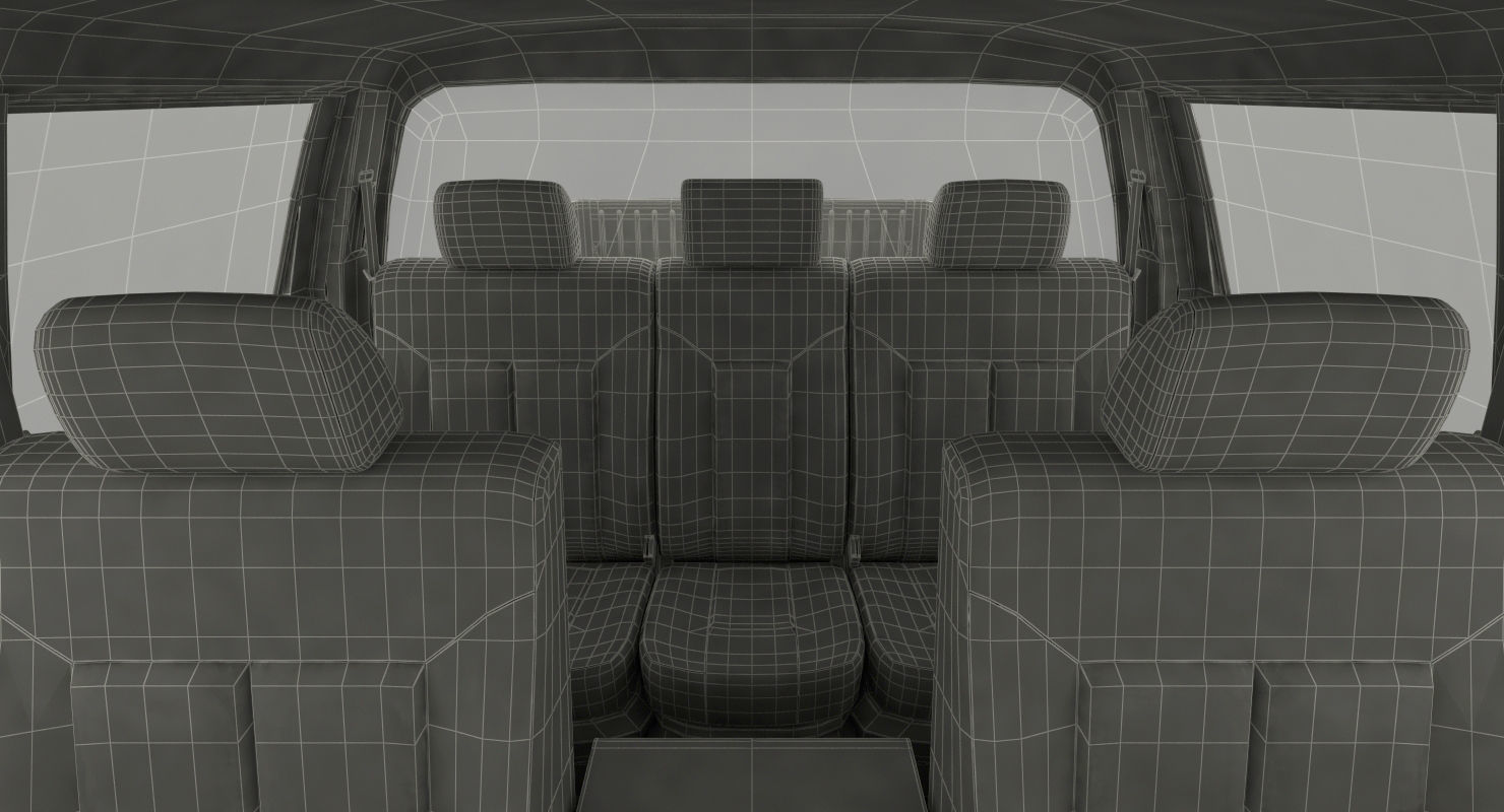 Generic Pickup Rigged 3D model_37