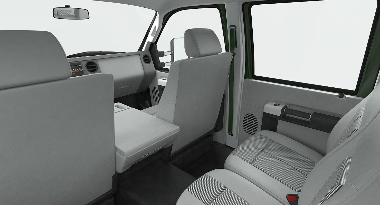 Generic Pickup Rigged 3D model_22