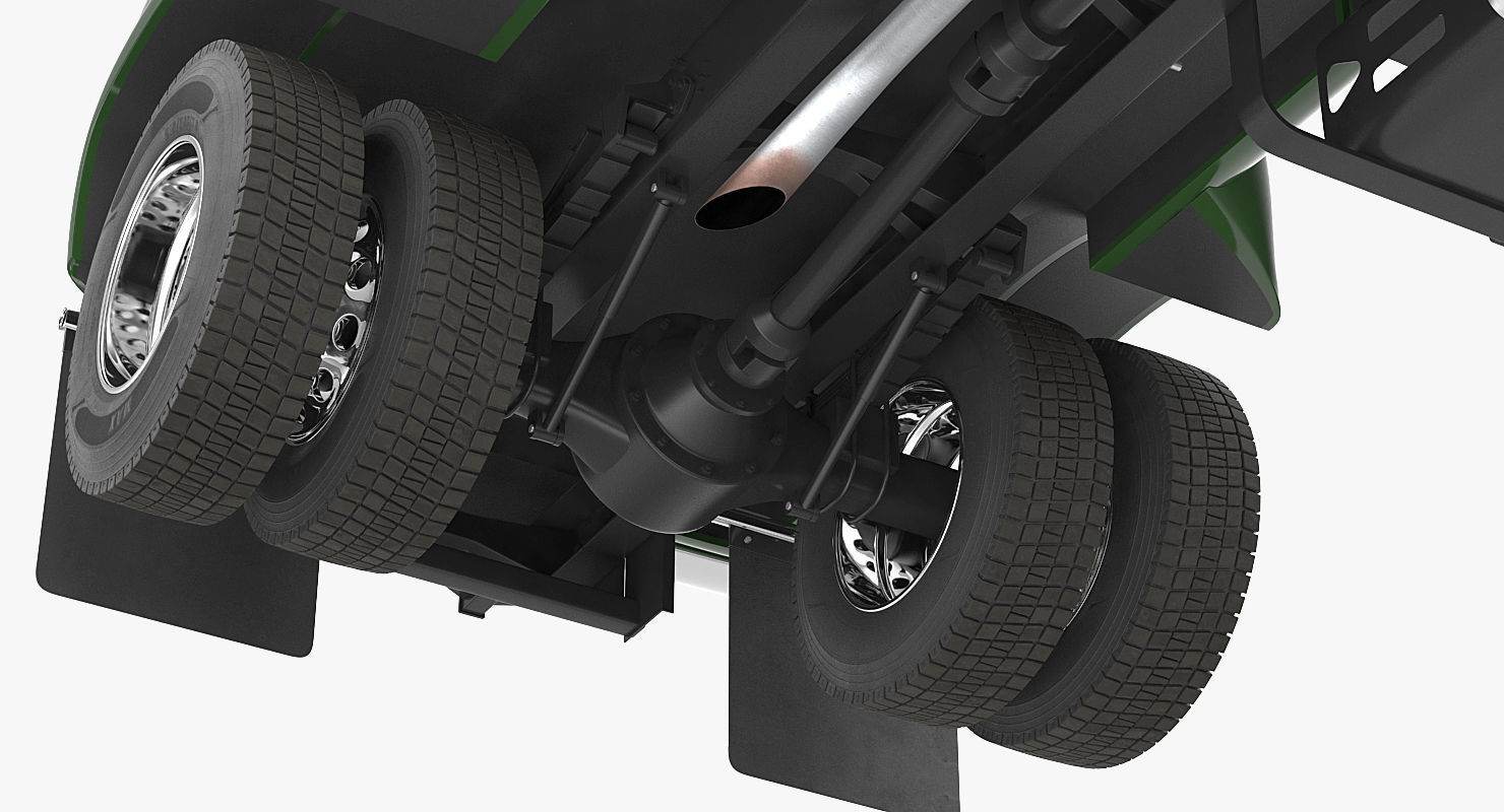 Generic Pickup Rigged 3D model_8