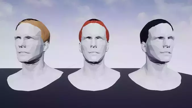 Hairstyle 11 | 3D model - 3D model önizlemesi