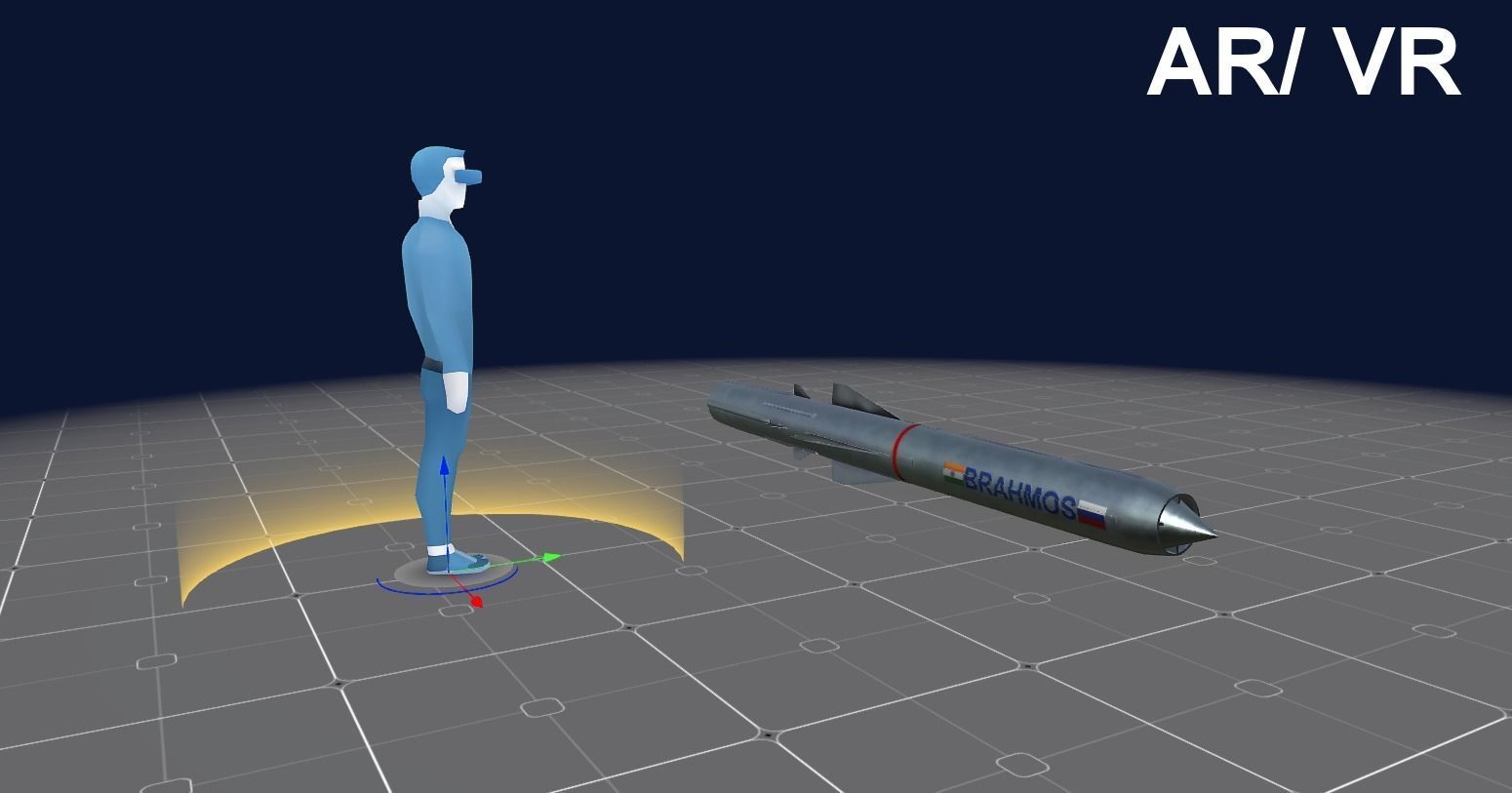 BrahMos Cruise Missile Low-poly 3D model_20