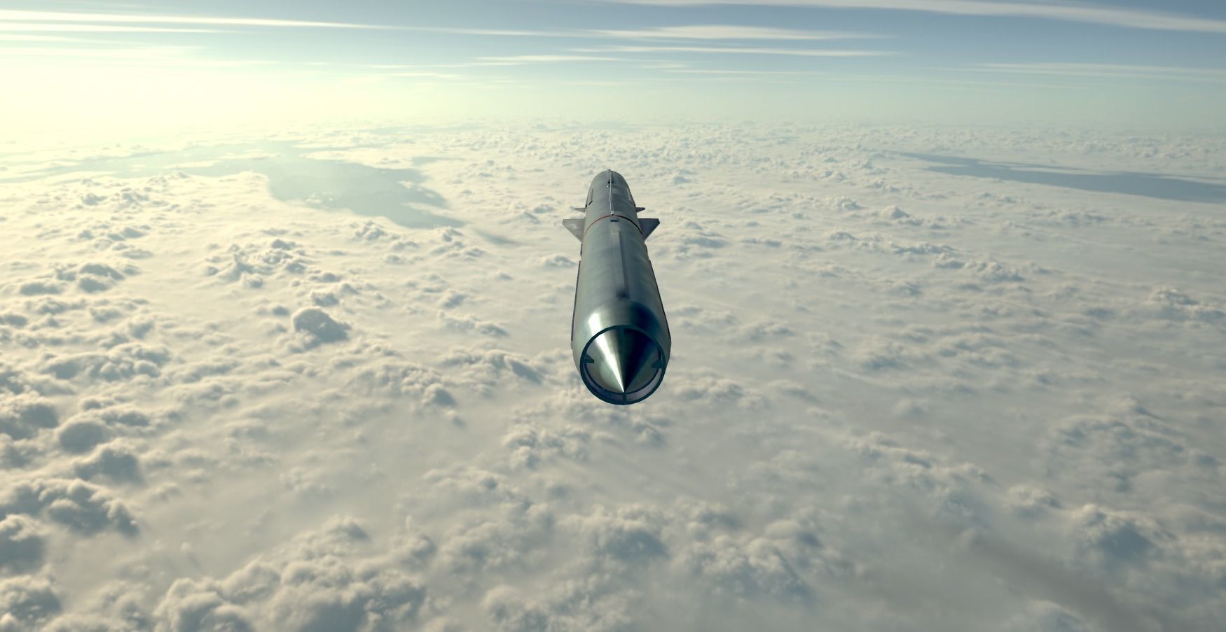 BrahMos Cruise Missile Low-poly 3D model_4