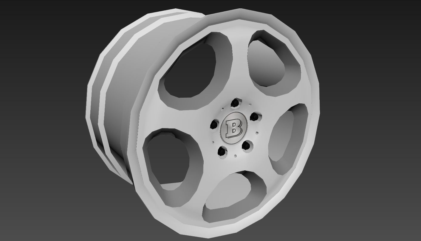 Brabus Monoblock IV 3D model_9