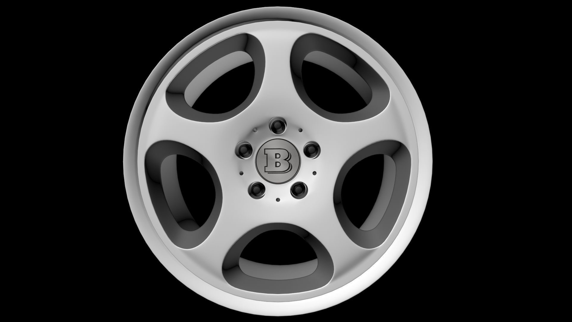 Brabus Monoblock IV 3D model_4