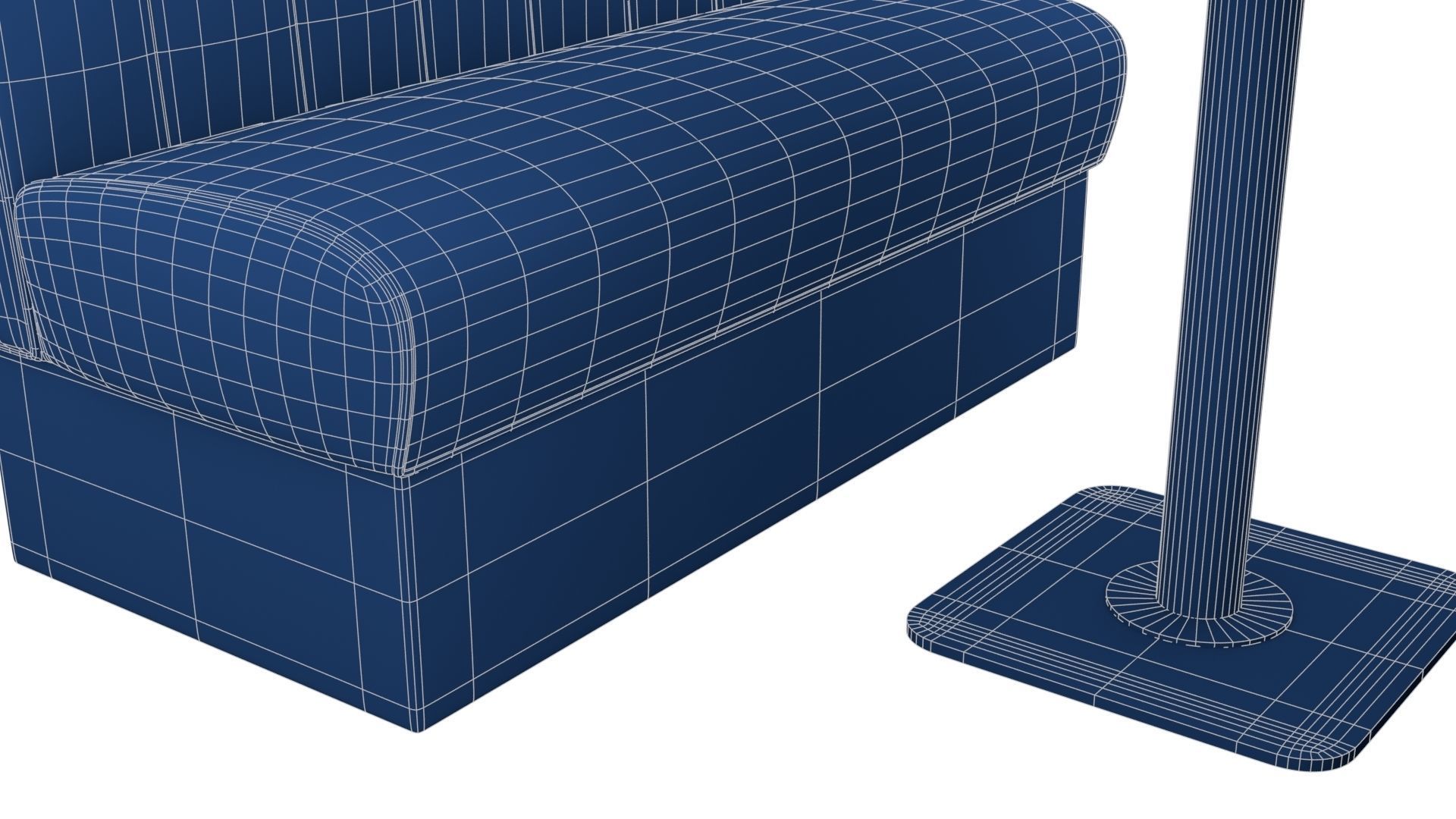American Diner Furniture 3D model_29