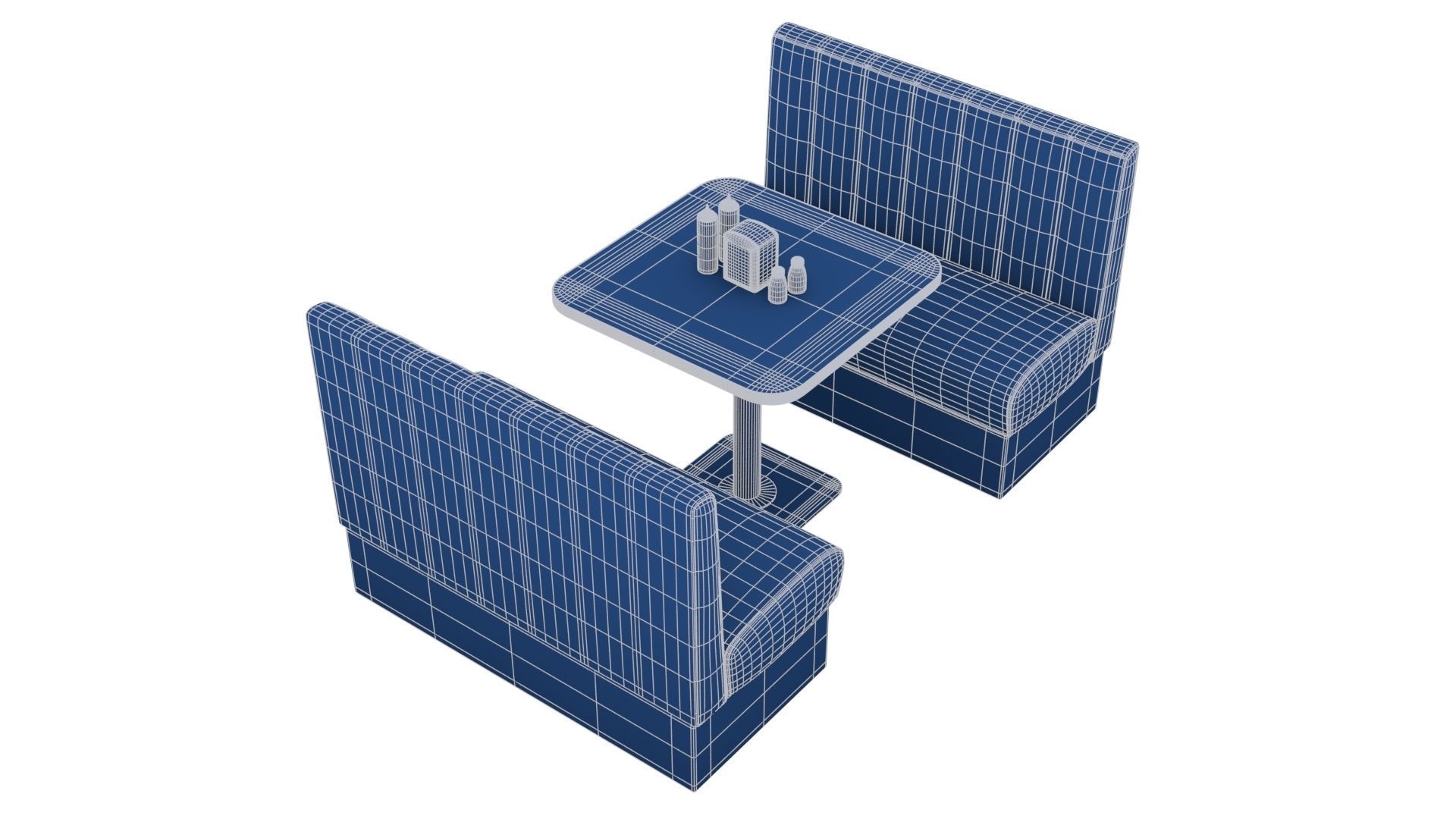 American Diner Furniture 3D model_21