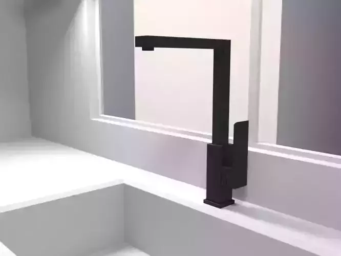 Modern basin and sink mixer
