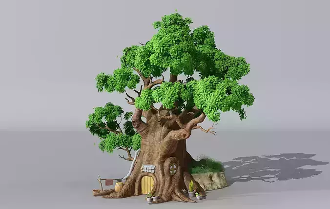 Cartoon tree