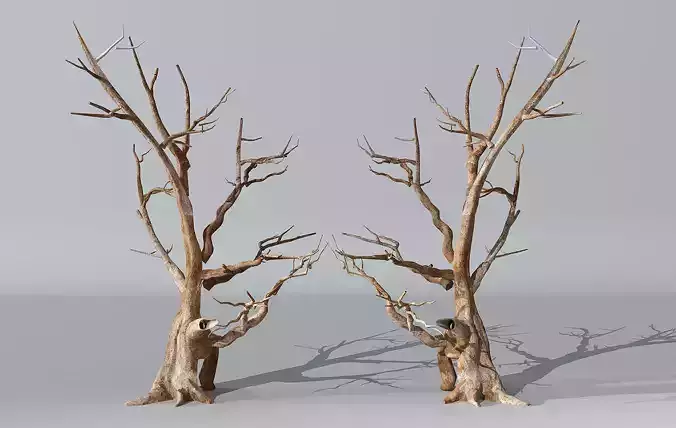 Withered tree 3D model
