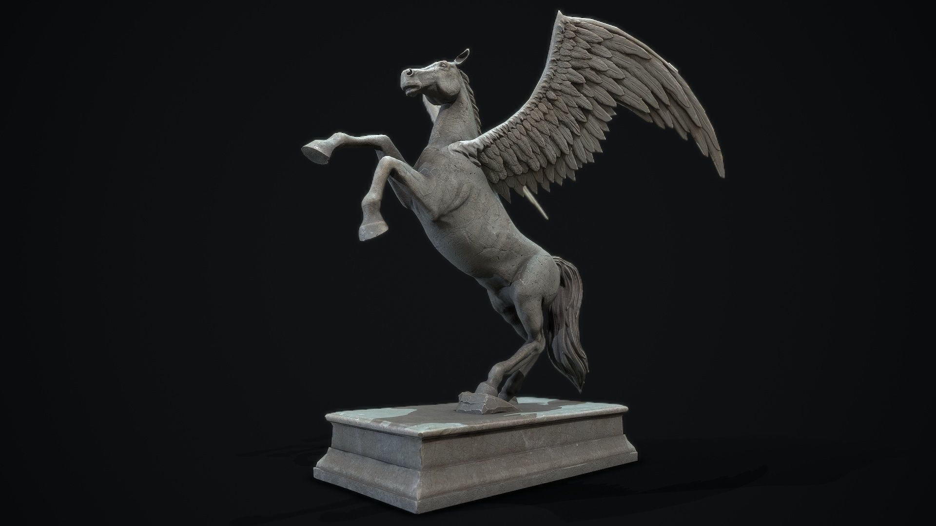 Mystical Statues Collection Low-poly 3D model_38