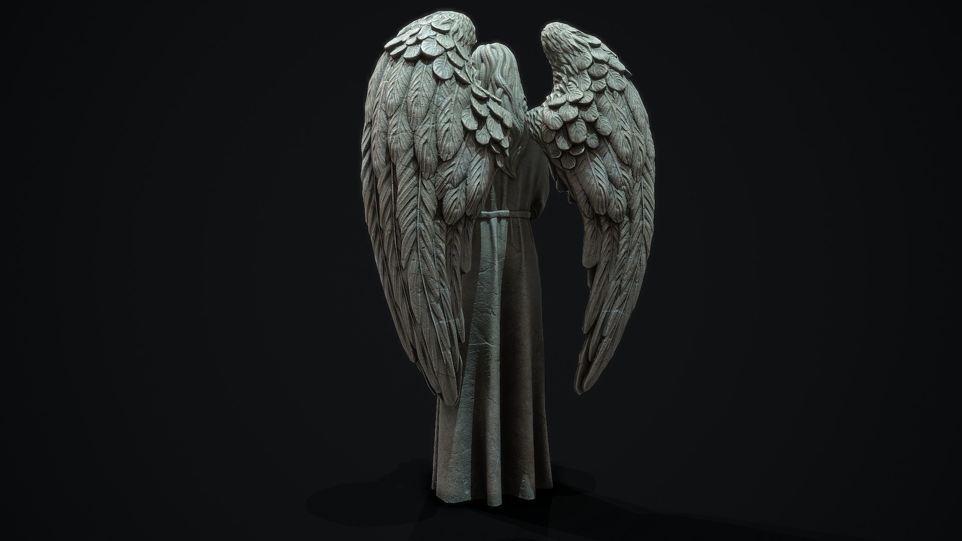 Mystical Statues Collection Low-poly 3D model_5