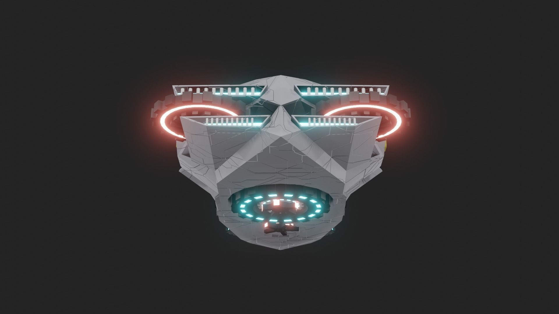 Speed Spaceship V01 Low-poly 3D model_36