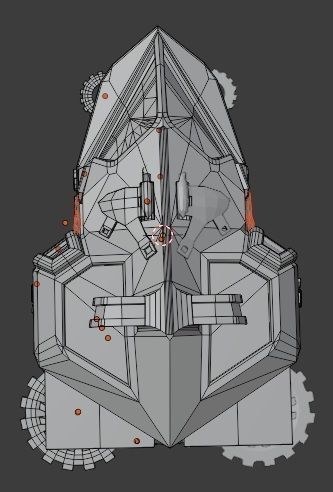 Speed Spaceship V01 Low-poly 3D model_50