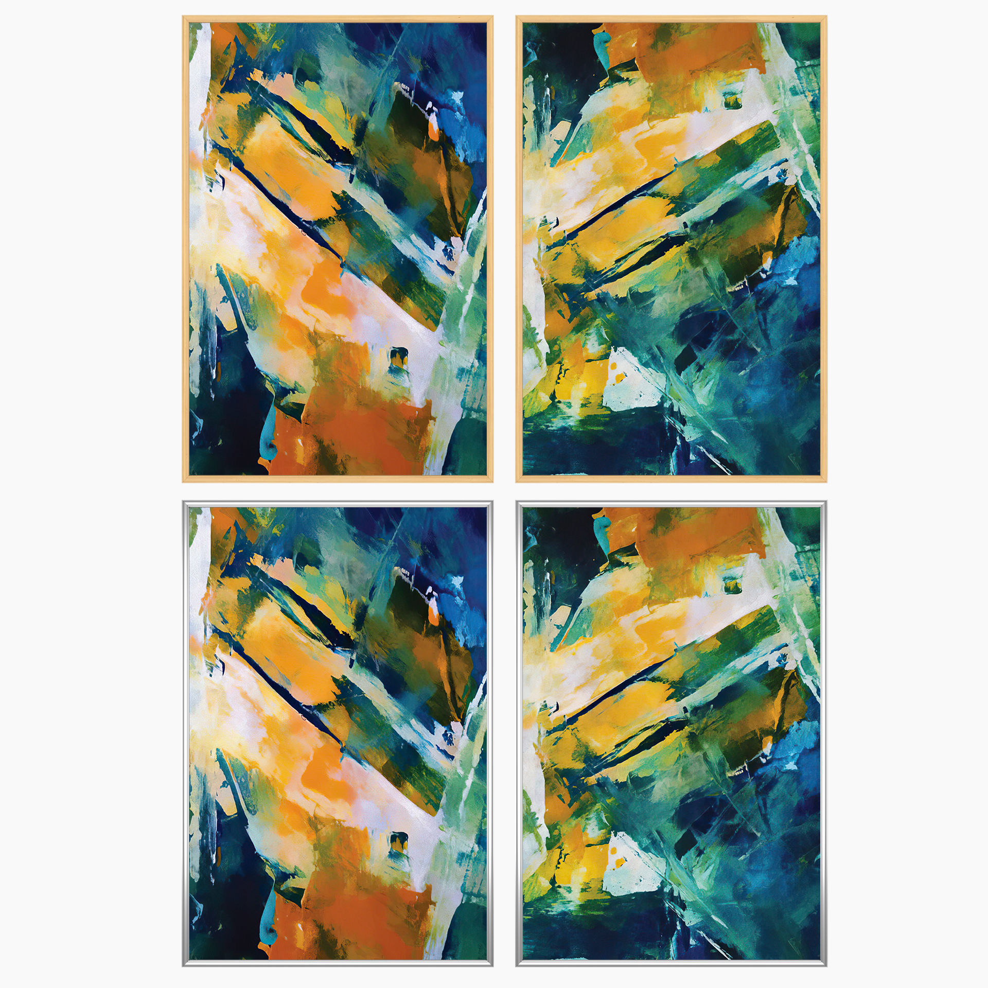 Wall Art Set 3475 3D model_2