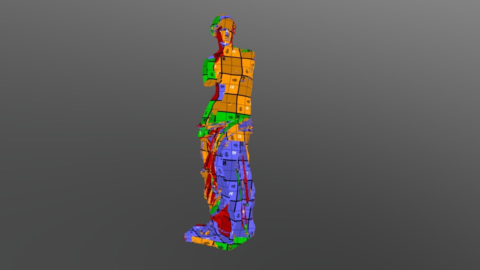 Venus de Milo - High poly photogrammetry 3D model_7