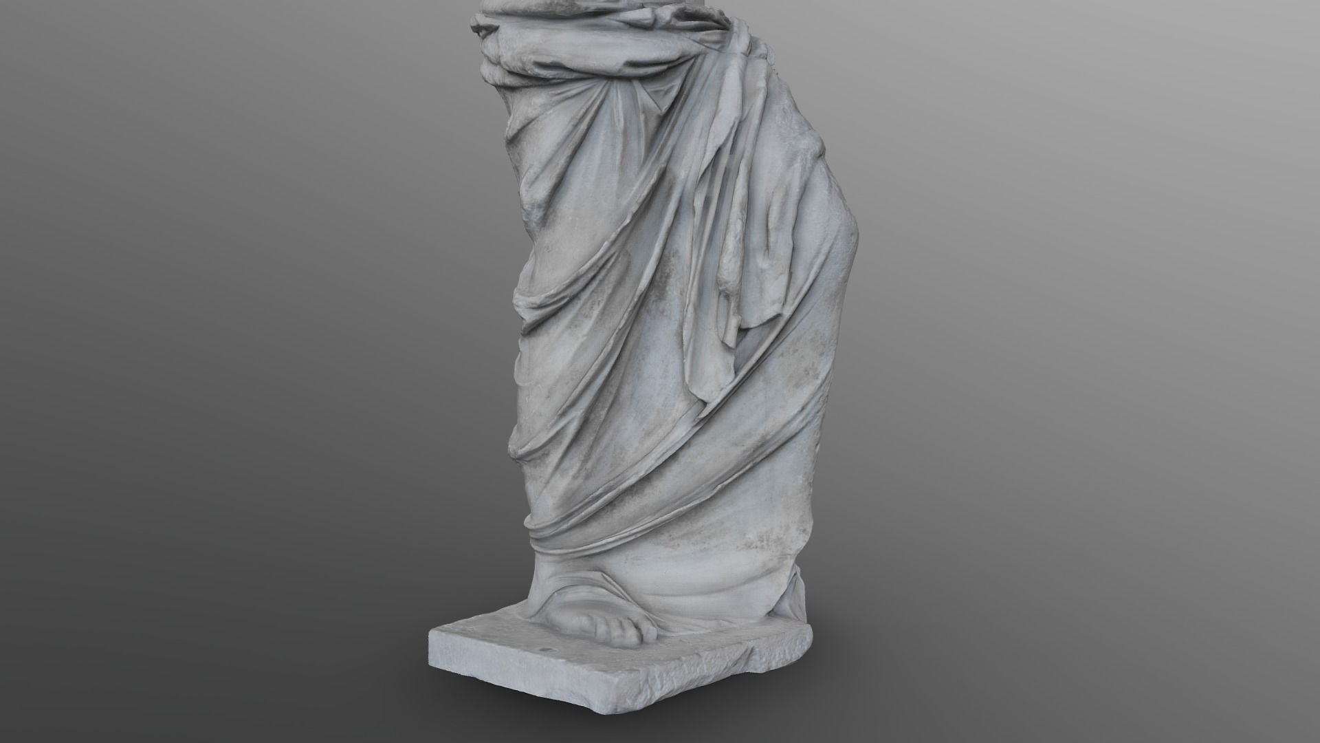 Venus de Milo - High poly photogrammetry 3D model_4