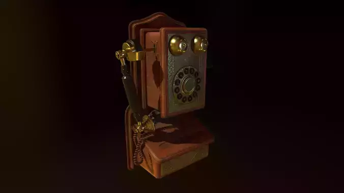 Retro Wall Phone