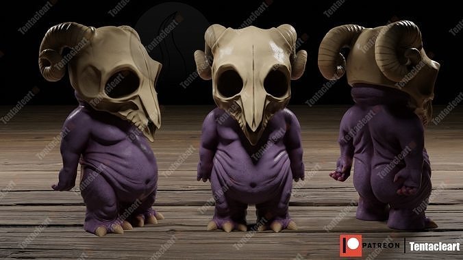 little creature 1 3D print model