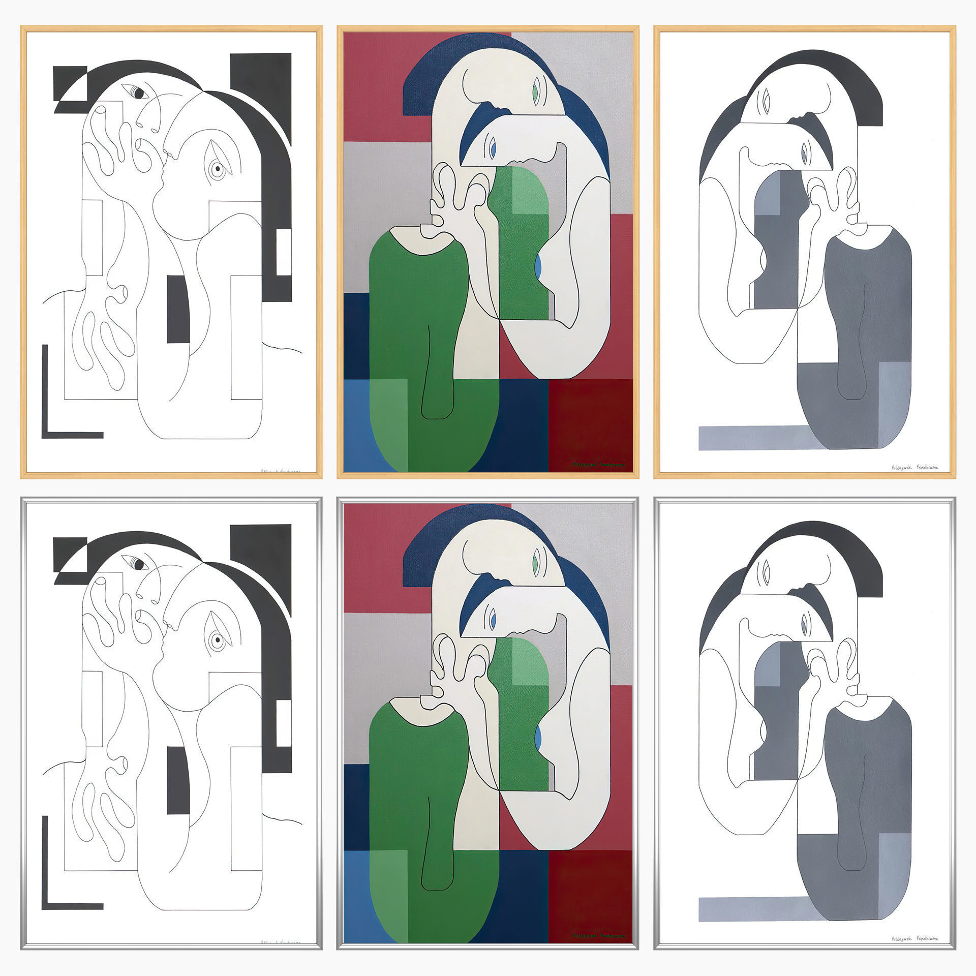 Wall Art Set 3476 3D model_2