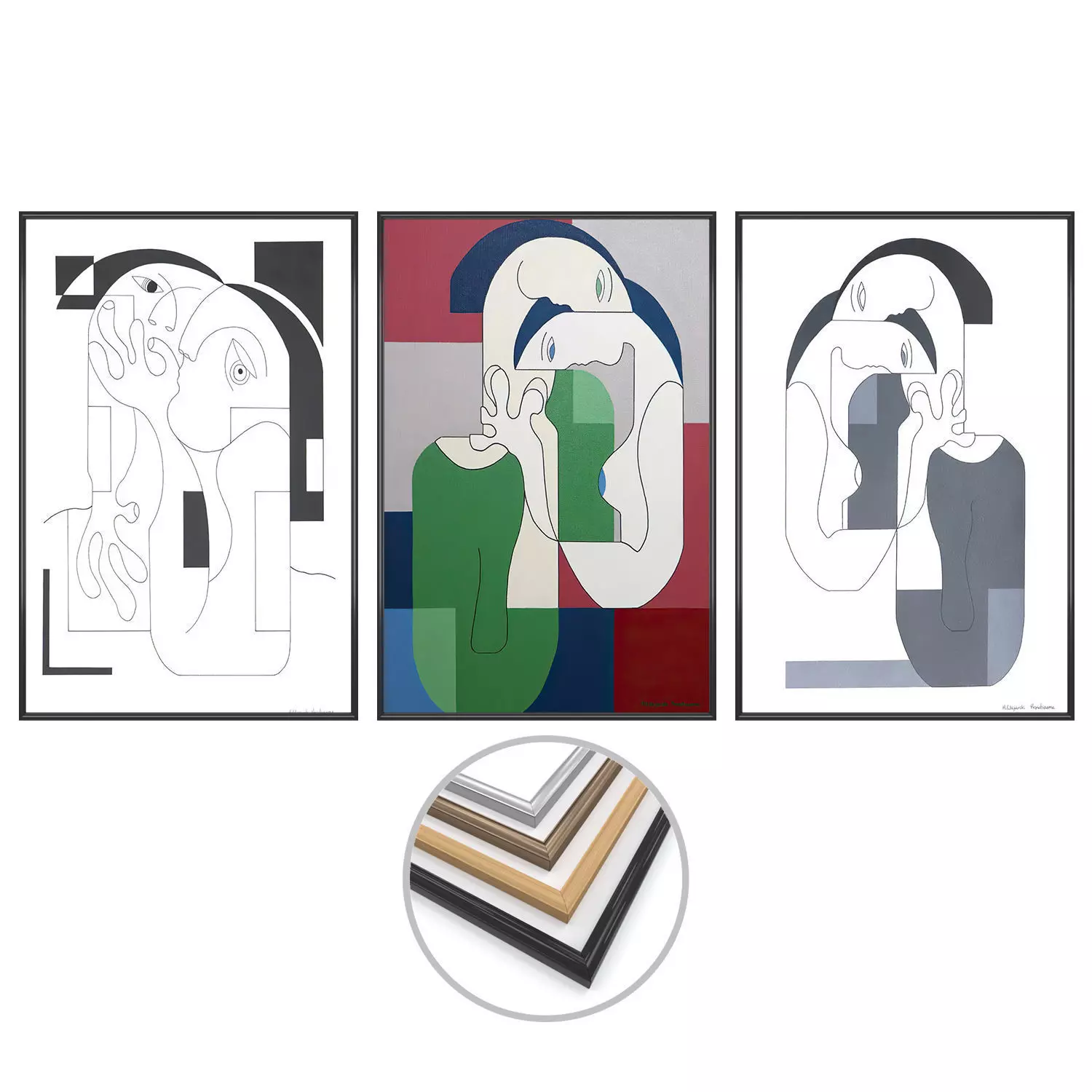 Wall Art Set 3476 3D model_0