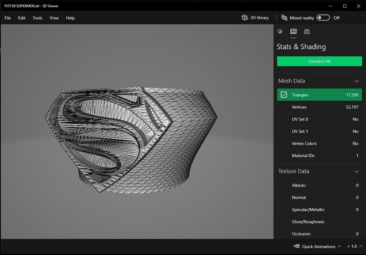 Superman plant pot 69 3D print model_12