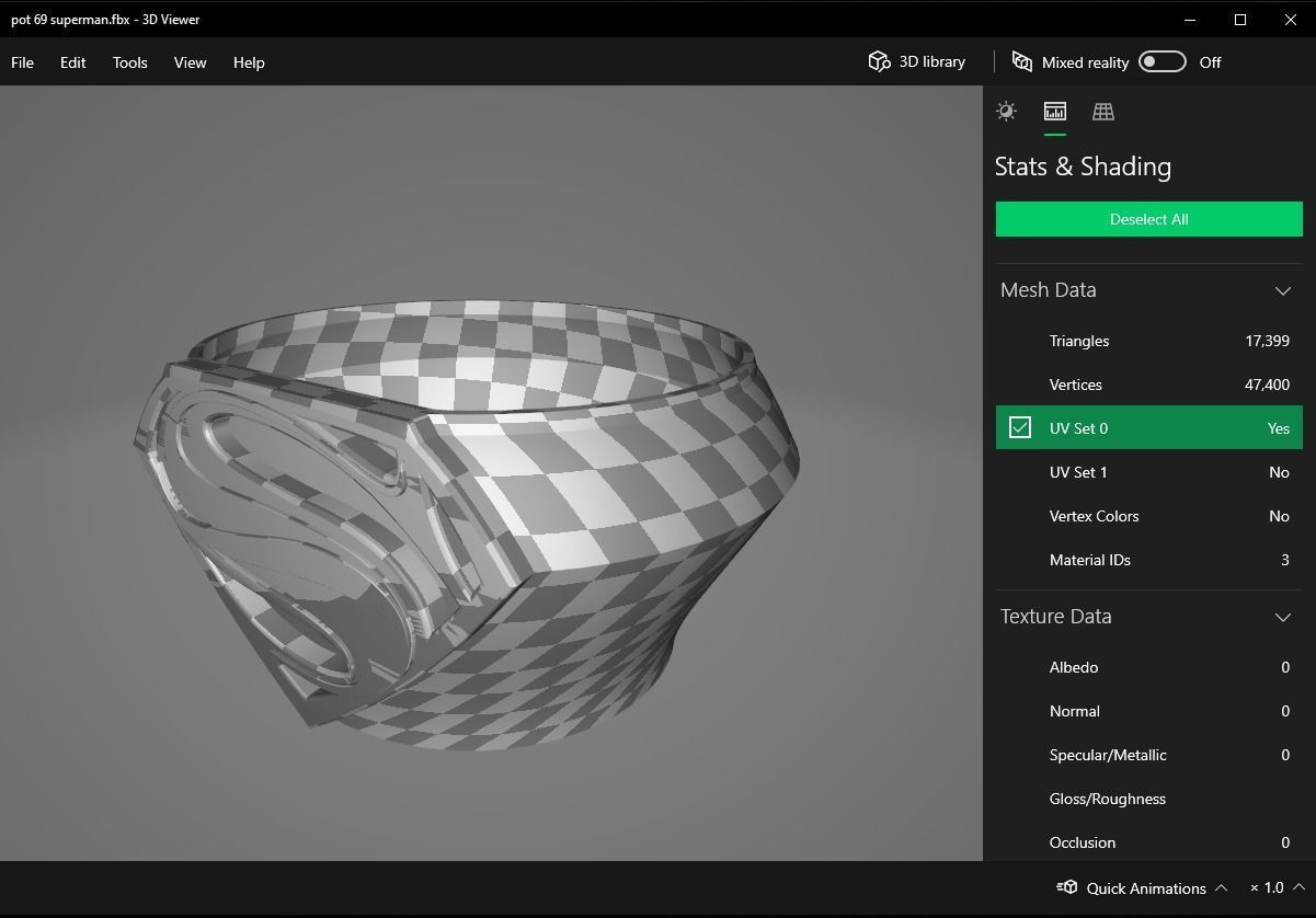 Superman plant pot 69 3D print model_16