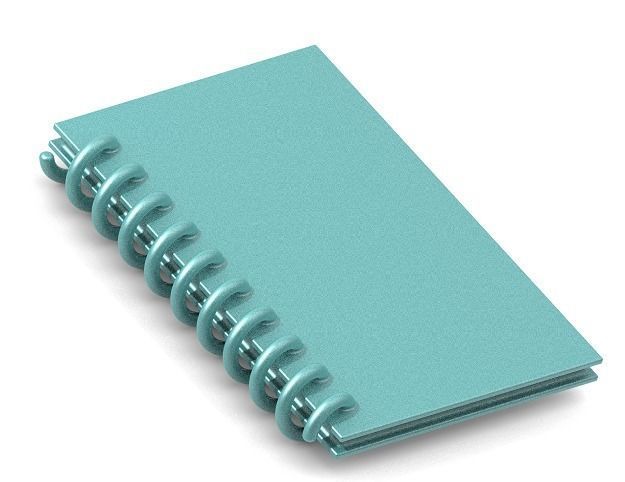 Spiral Binding Book 3D print model_1