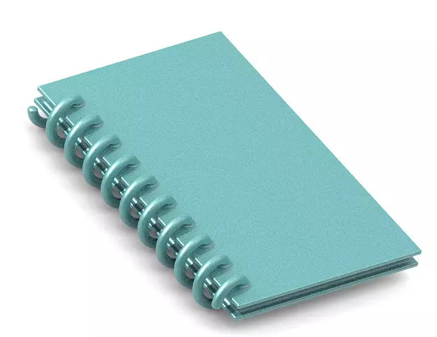 Spiral Binding Book 3D print model_0