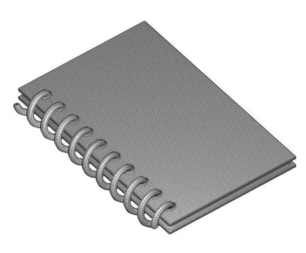 Spiral Binding Book 3D print model_2
