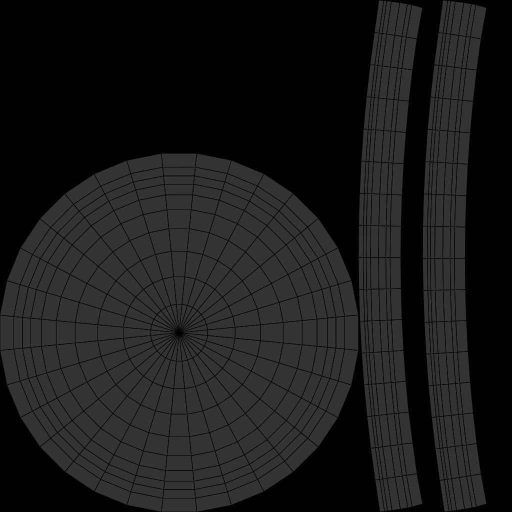 macaroons Low-poly 3D model_49