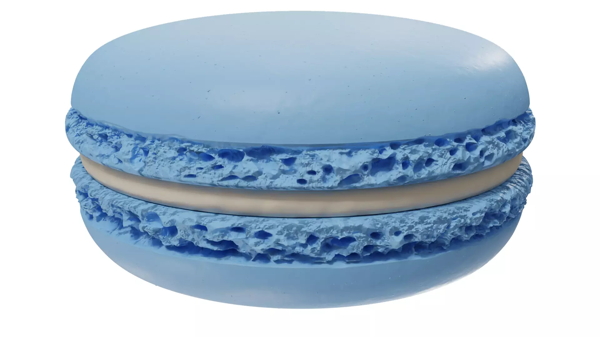 macaroons Low-poly 3D model_0