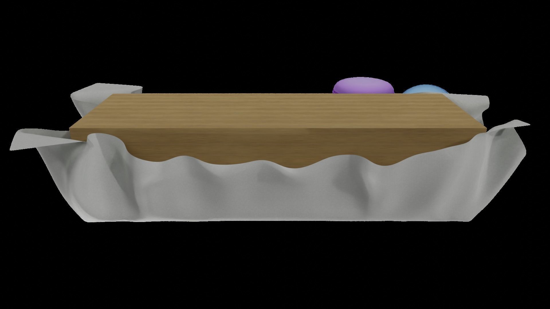 macaroons Low-poly 3D model_37