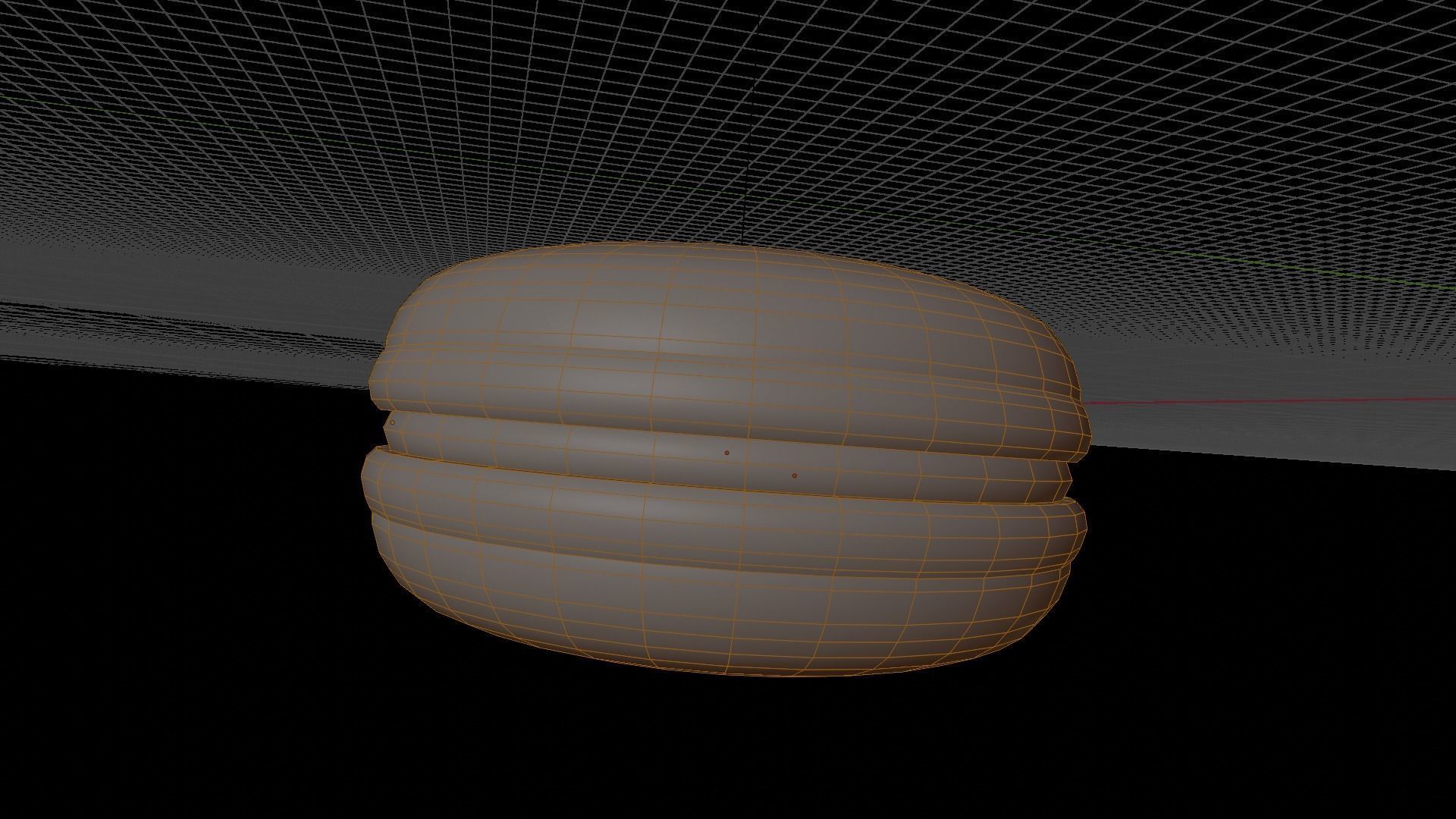 macaroons Low-poly 3D model_51