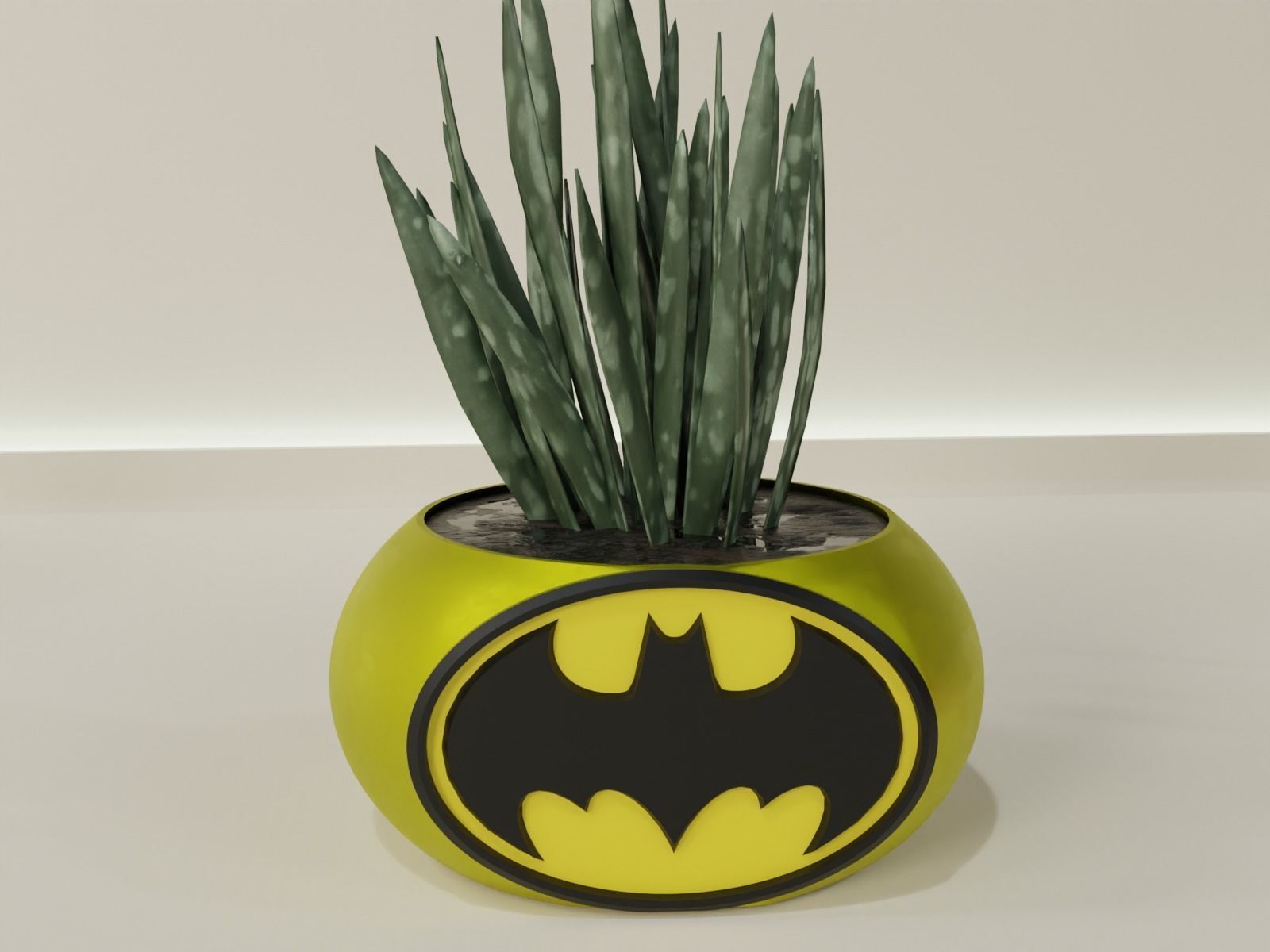Batman plant pot holder 70 3D print model_8