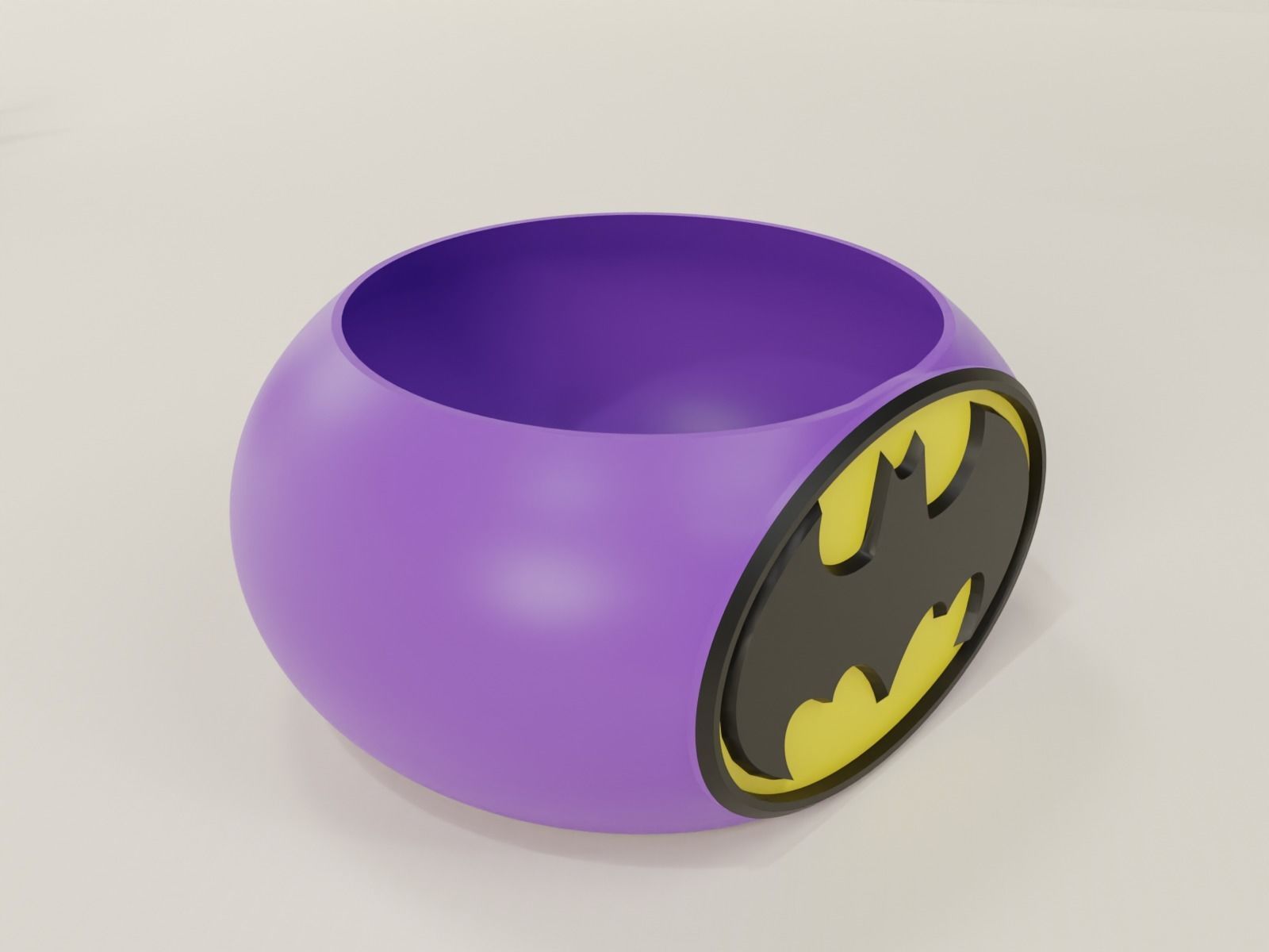 Batman plant pot holder 70 3D print model_10