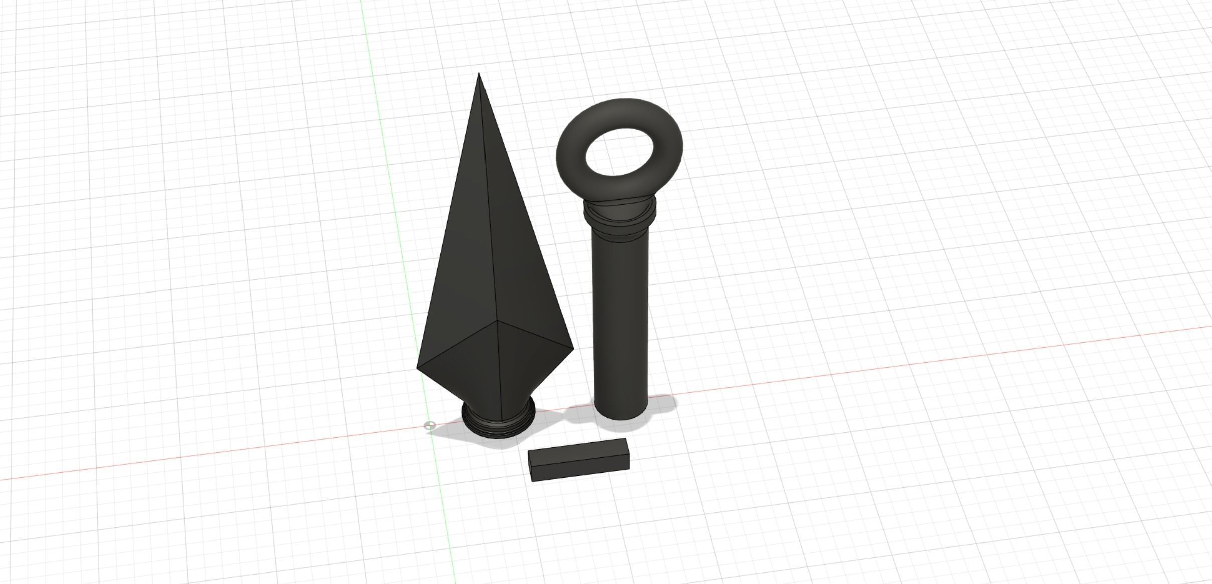 Naruto Kunai 3D print model replica 3D print model_3