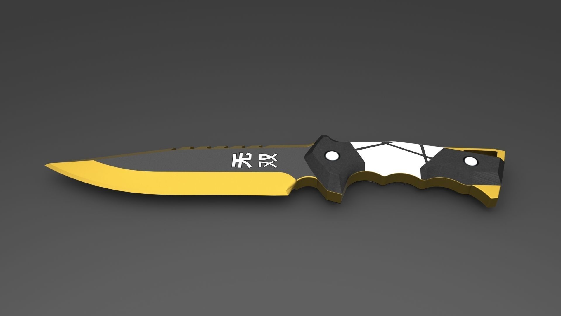 Valorant Melee Knife Ego 3D print model_1