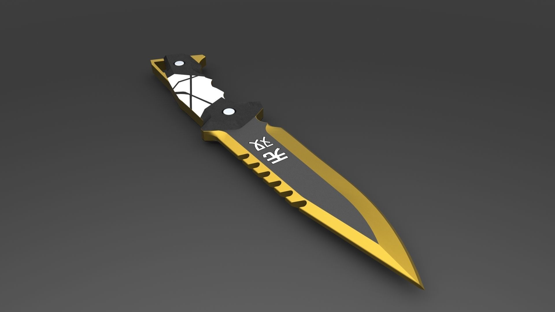 Valorant Melee Knife Ego 3D print model_2