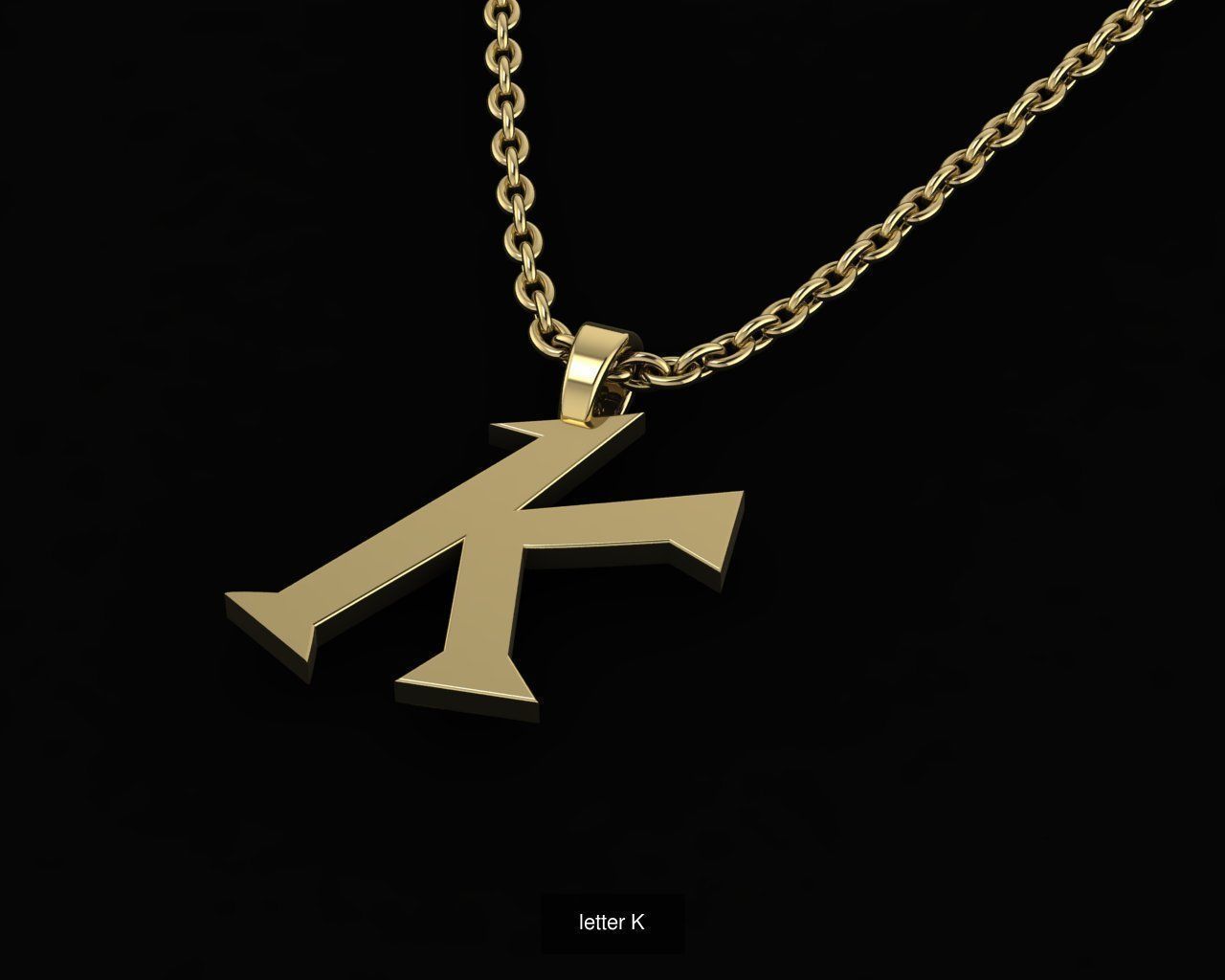 Alphabet in Harry Potter style 3D Model Collection_23