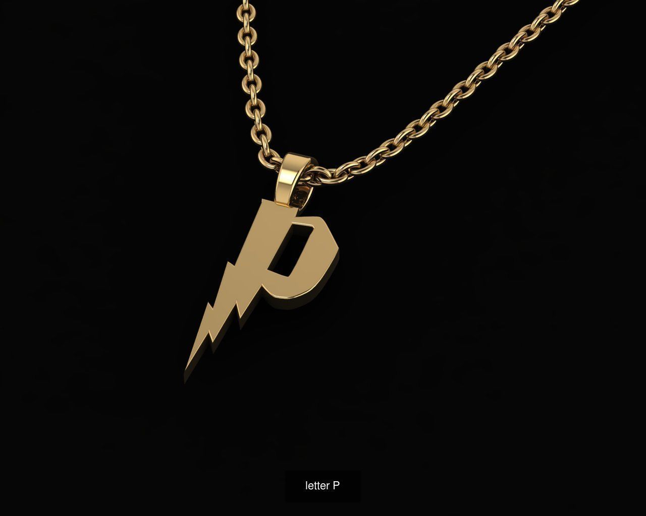 Alphabet in Harry Potter style 3D Model Collection_18