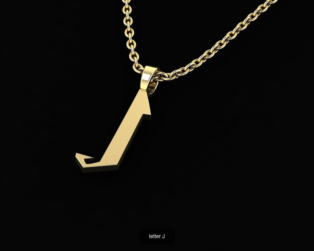 Alphabet in Harry Potter style 3D Model Collection_22