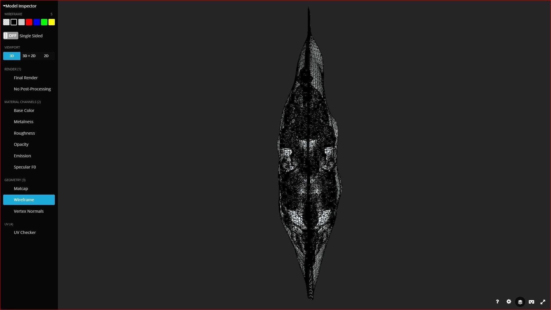 Large Weed Bag Low-poly 3D model_3