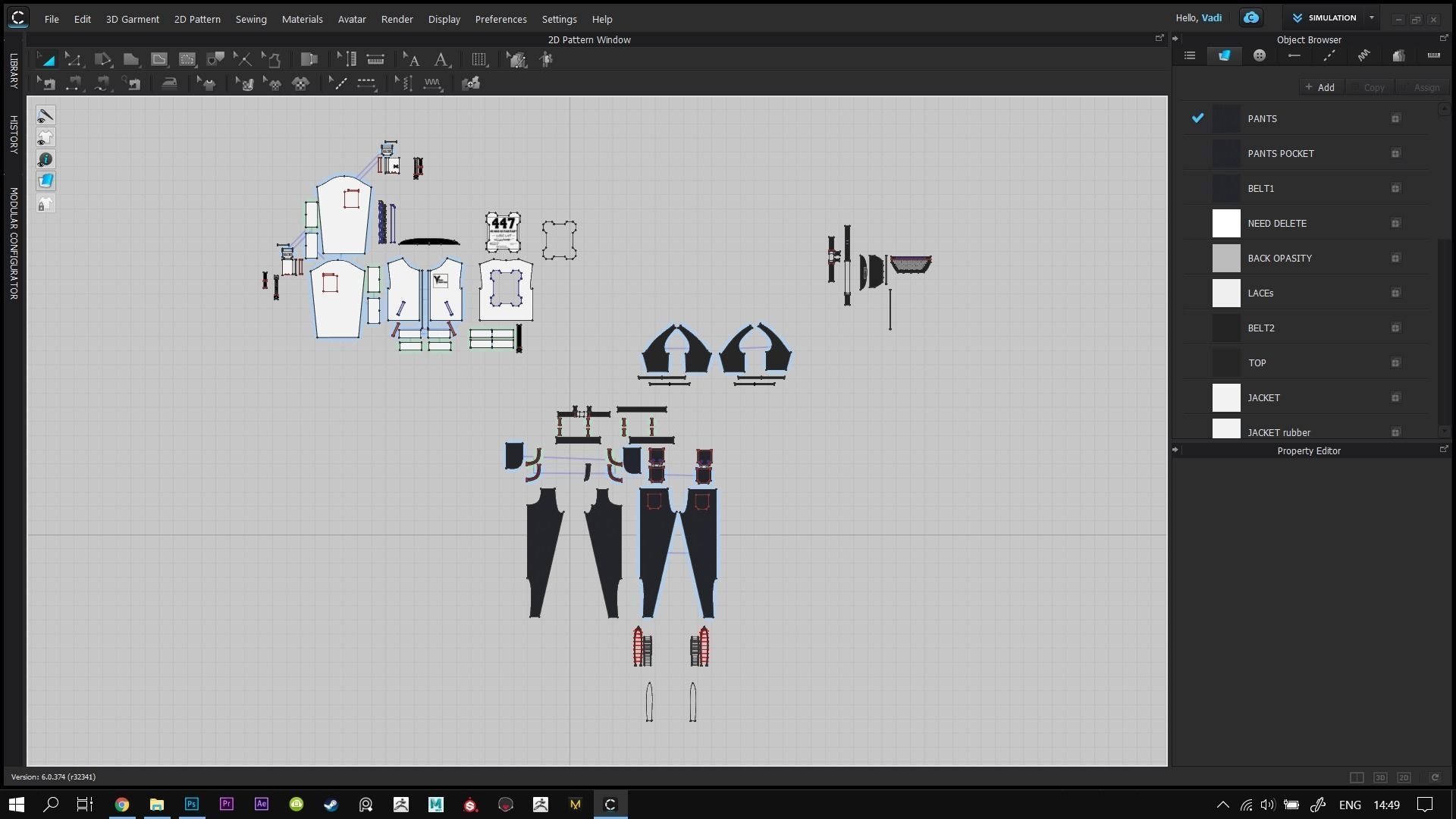 Modern Female Outfit 6 3D model_4