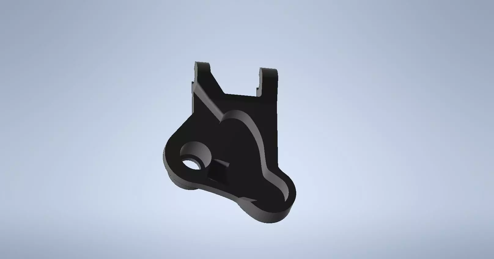 Shimano XT-SLX brake level piston guide left bottom 3D print model_0