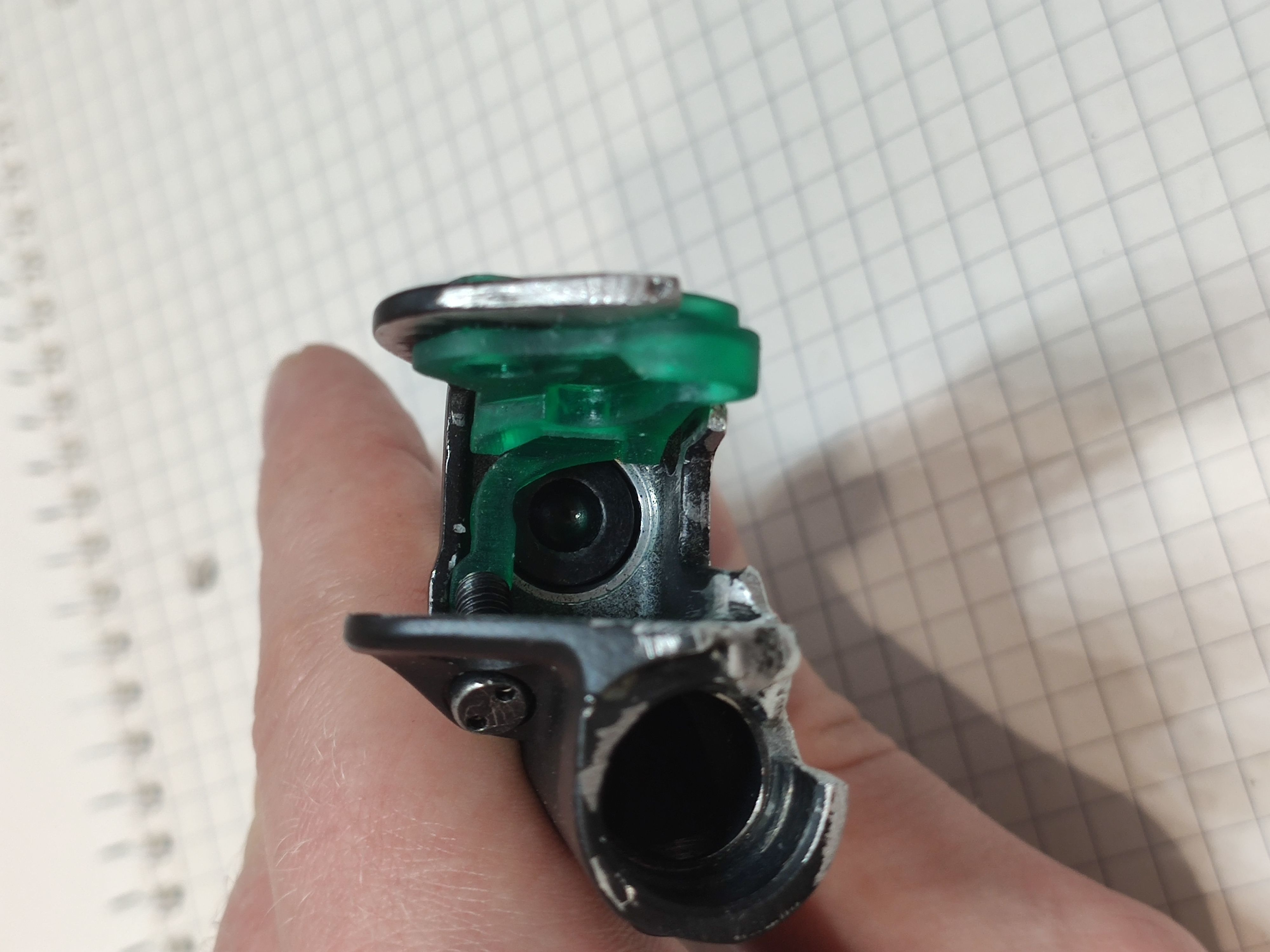 Shimano XT-SLX brake level piston guide left bottom 3D print model_8