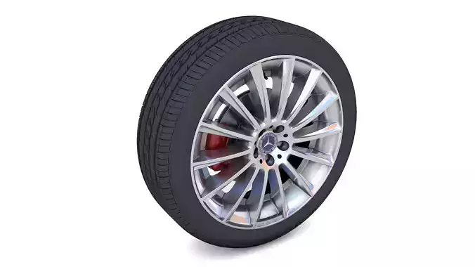 Mercedes-Benz-SL Rim 3D Model