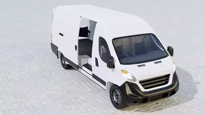 Car Mercedes Sprinter 3D model