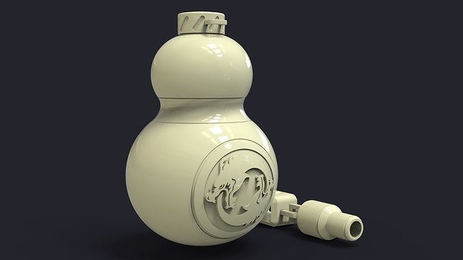 Hanzo Sake Bottle 3D print model