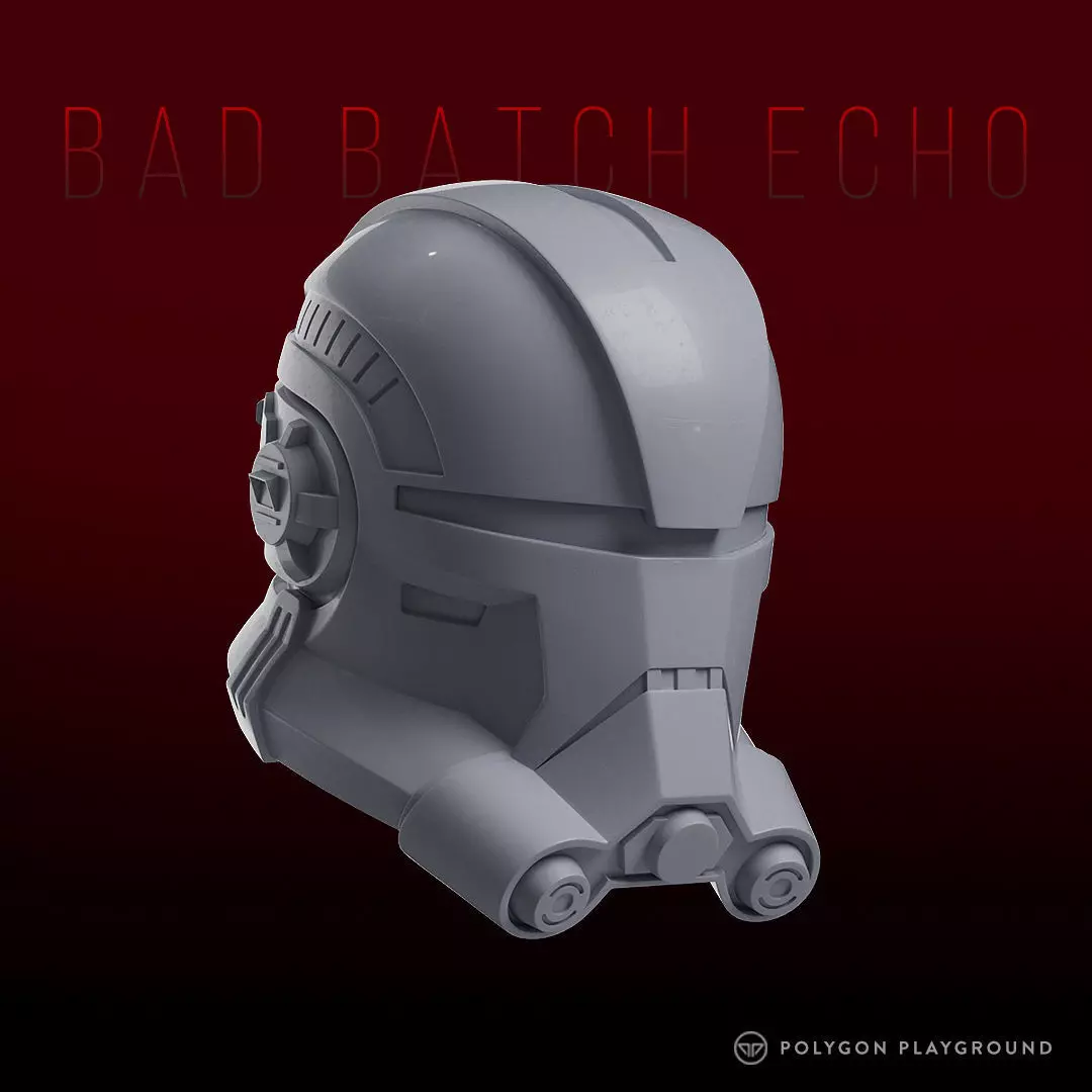Bad Batch Echo Helmet 3D print model_0